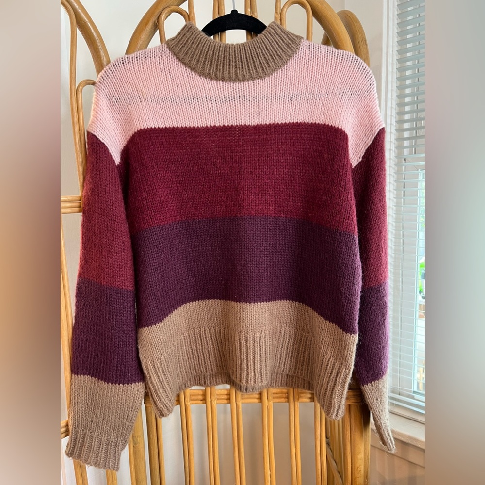 REBECCA MINKOFF Striped Sweater